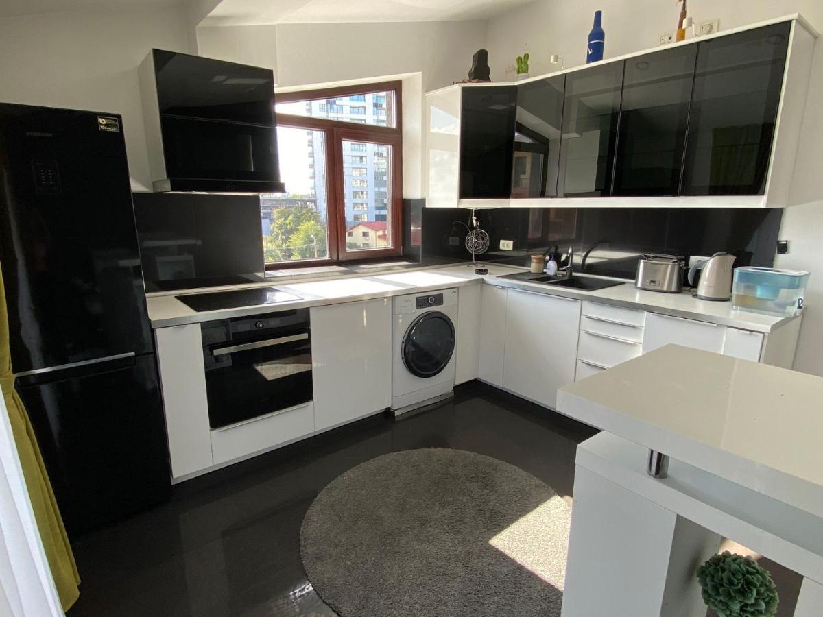 Large Luxury Apartment - Penthouse - Terrace Boekarest Buitenkant foto